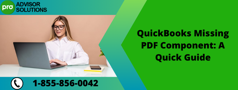 QuickBooks missing PDF component